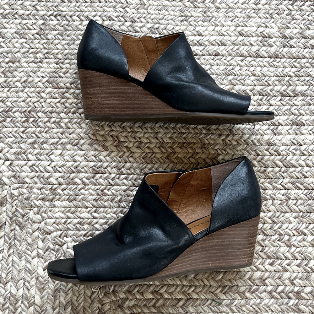Lucky Brand - Tylera Wedge Sandals - Periscope - Women’s Size 9